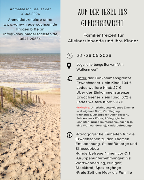 Familienfreizeit Borkum 2026