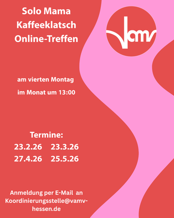 Bild passend zu: <h2>Solo Mama Kaffeeklatsch<br>
 </h2>

<p>Online-Treffen für in Hessen lebende Solo Mamas via Zoom…
