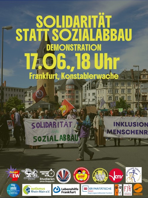 Demo gegen Sozialabbau