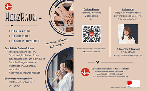 HerzRaum – Frei von Angst. Frei zum Reden. Frei zum Informieren.