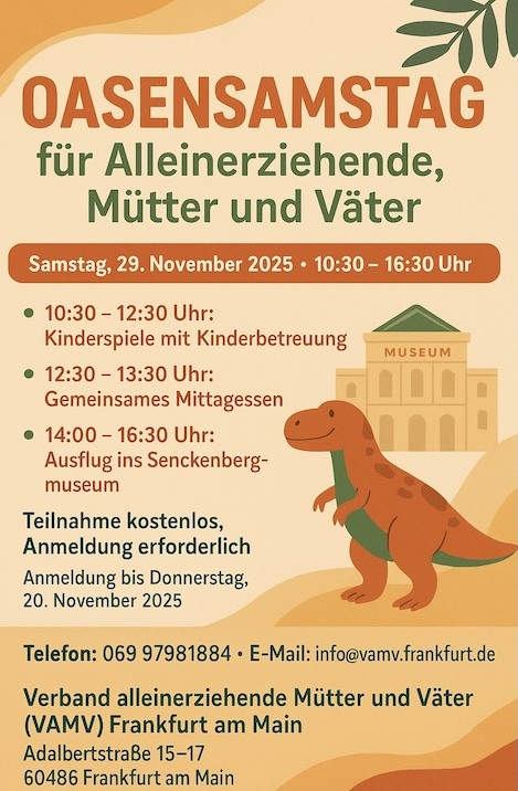 Oasen-Samstag: ein Projekt gefördert von der DANKE! Stiftung