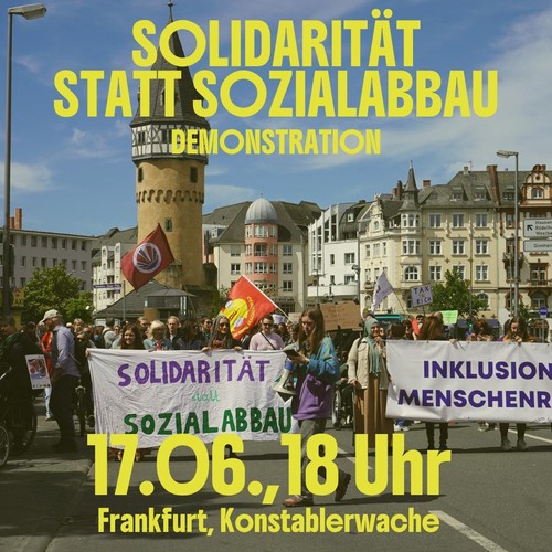 Demo gegen Sozialabbau