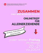 Bundesweiter Onlinetreff für Alleinerziehende