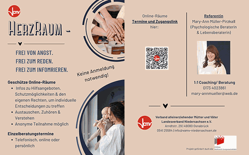 HerzRaum – Frei von Angst. Frei zum Reden. Frei zum Informieren.