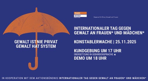 Demo gegen Gewalt gegen Frauen